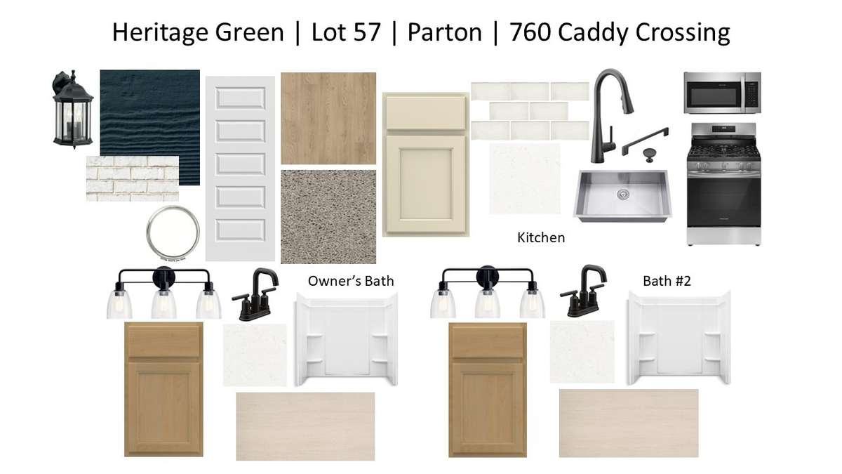 Here are the selections in this home