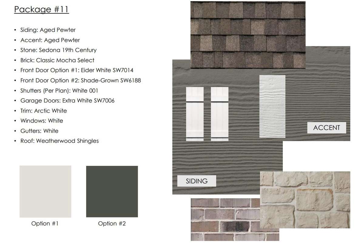 Exterior package for this home