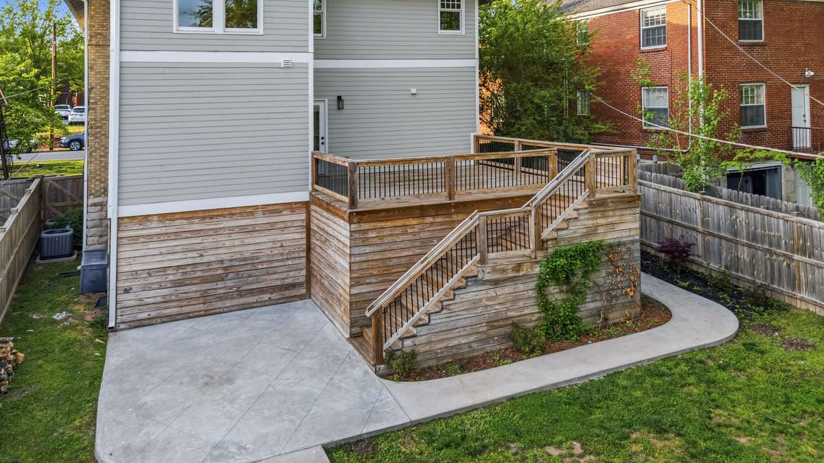 Deck and patio for grilling and entertaining