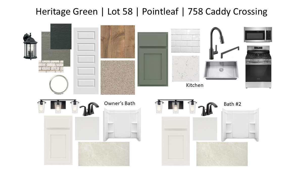 Actual design colors for this home