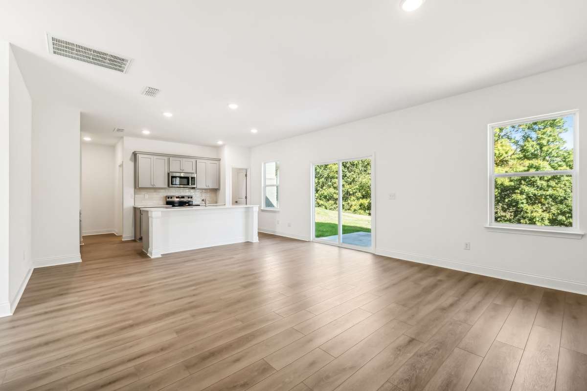 Westmore kitchen. Photo is of similar home, same plan. Options may vary.