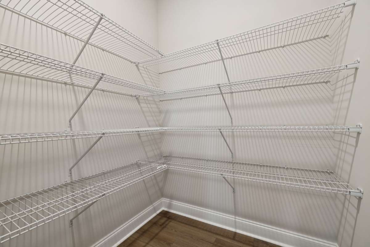 Westmore pantry. Photo is of similar home, same plan. Options may vary.