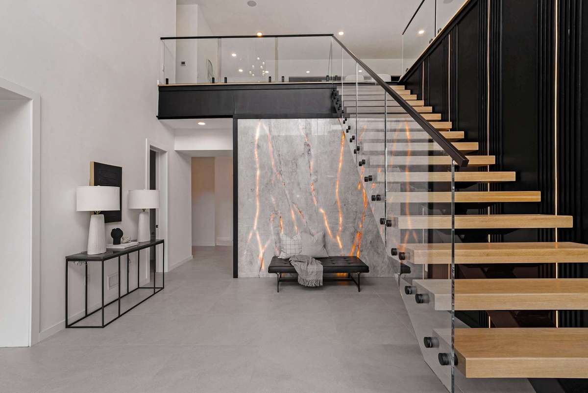The grand foyer reception.
