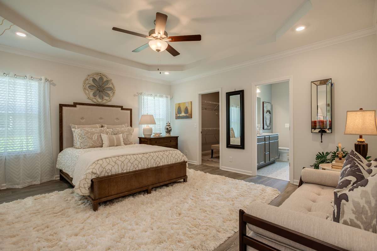 Stock Photo: Primary Suite is downstairs!