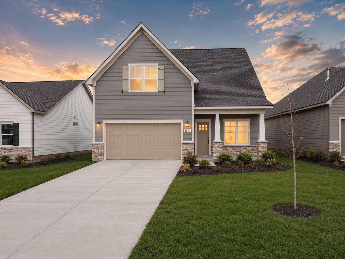 Digitally Enhanced photo showing the home`s exterior once complete!