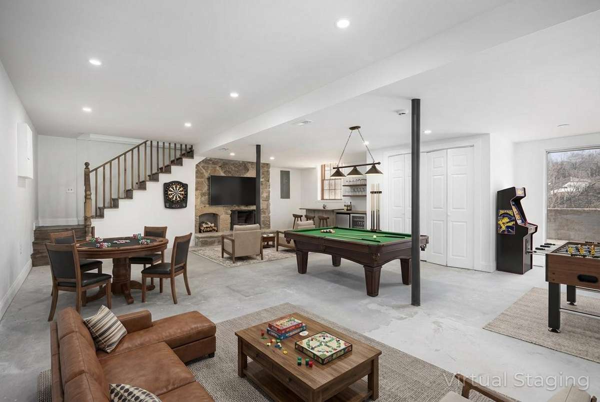 Oh - let's make it a killer game room! (virtually staged)