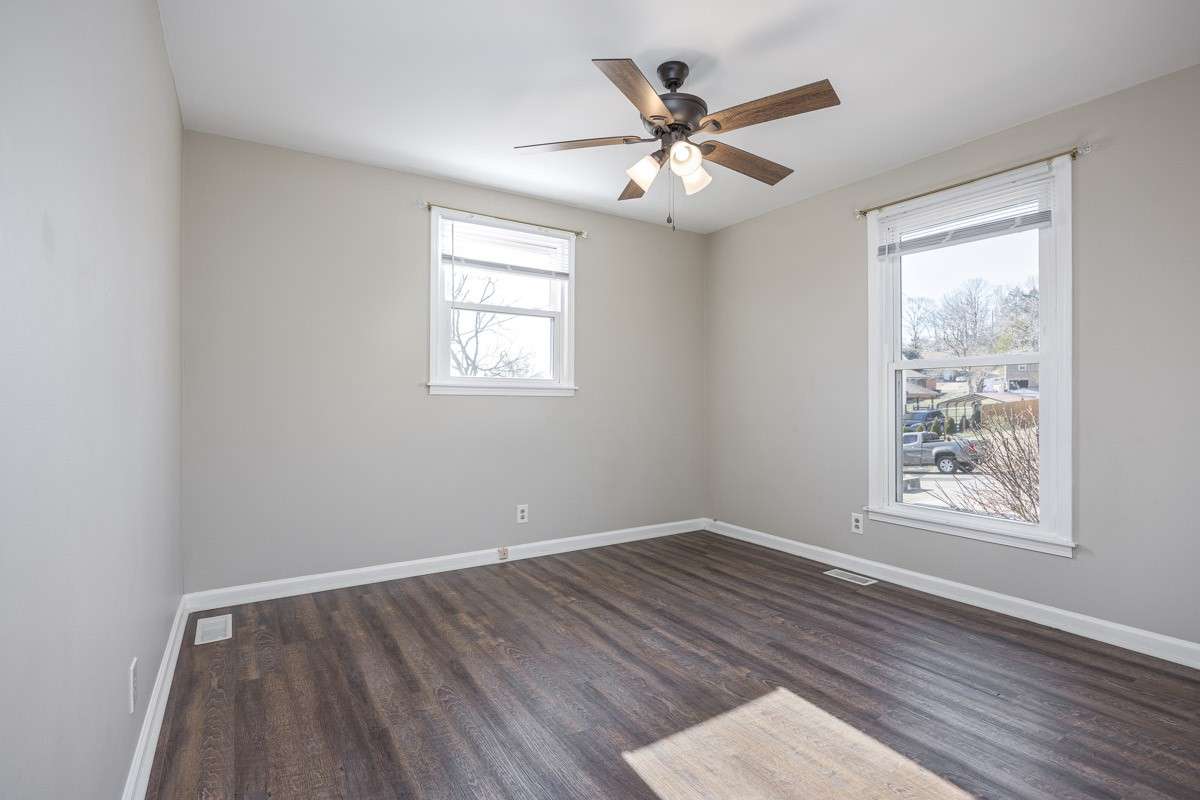 Now we are in the first secondary bedroom - the window on the right looks out onto the front yard