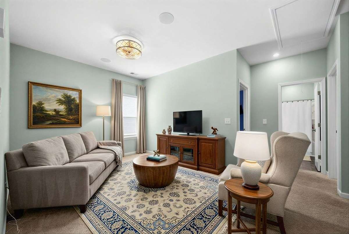 Digitally staged to reflect options for space