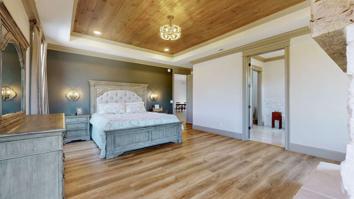 This is the Beautiful Master Bedroom with Bathroom and Walk-in Closet.