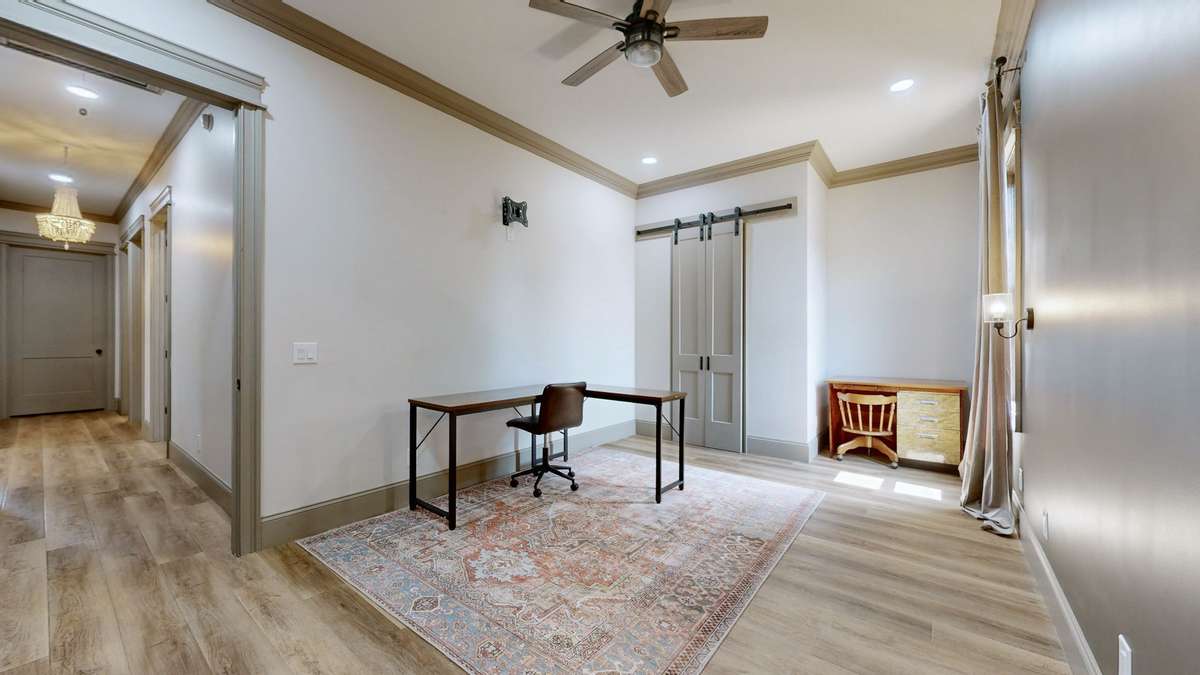 Another view of Bedroom #2 which is being used as an office.