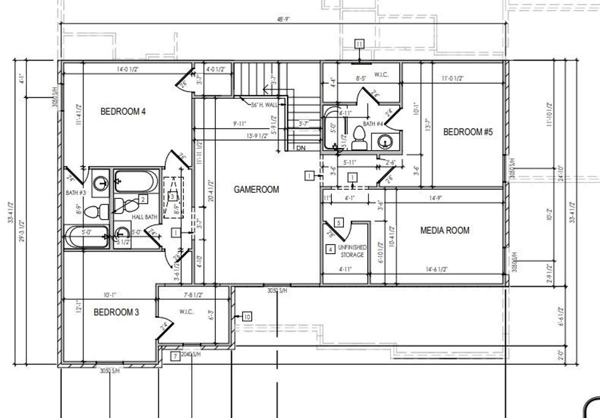 Second floor construction plans