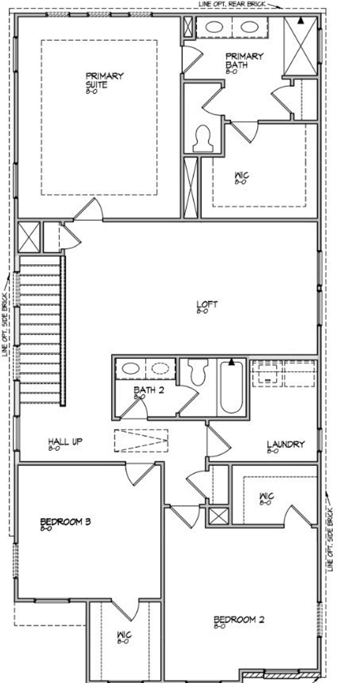 2nd Story Floor Plan