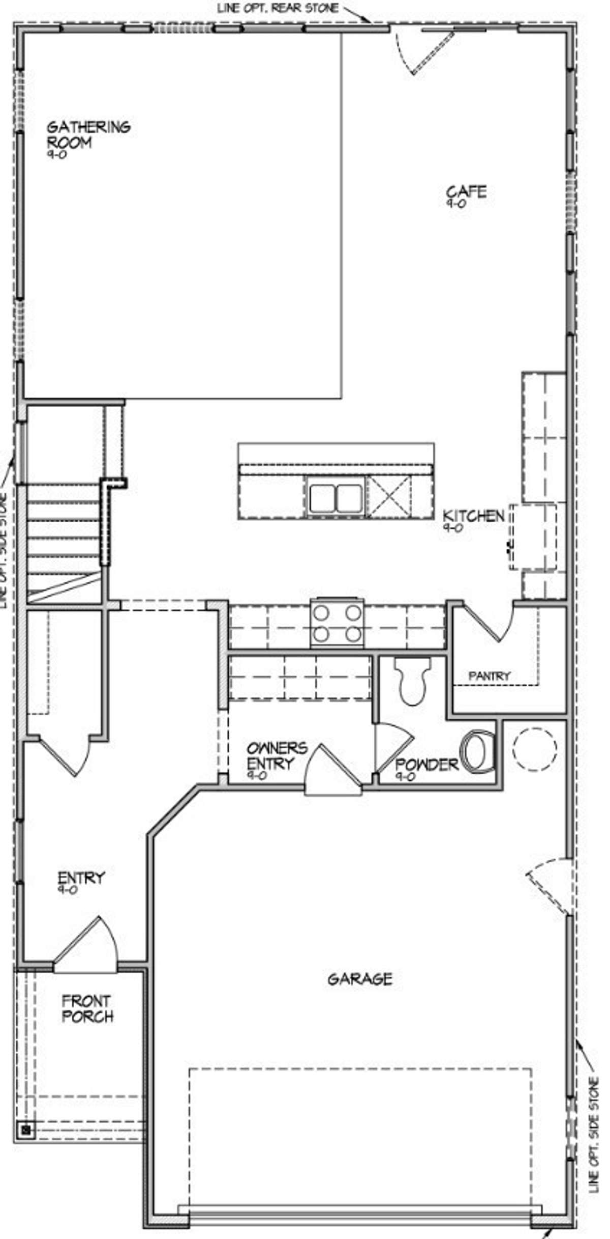 1st Story Floor Plan