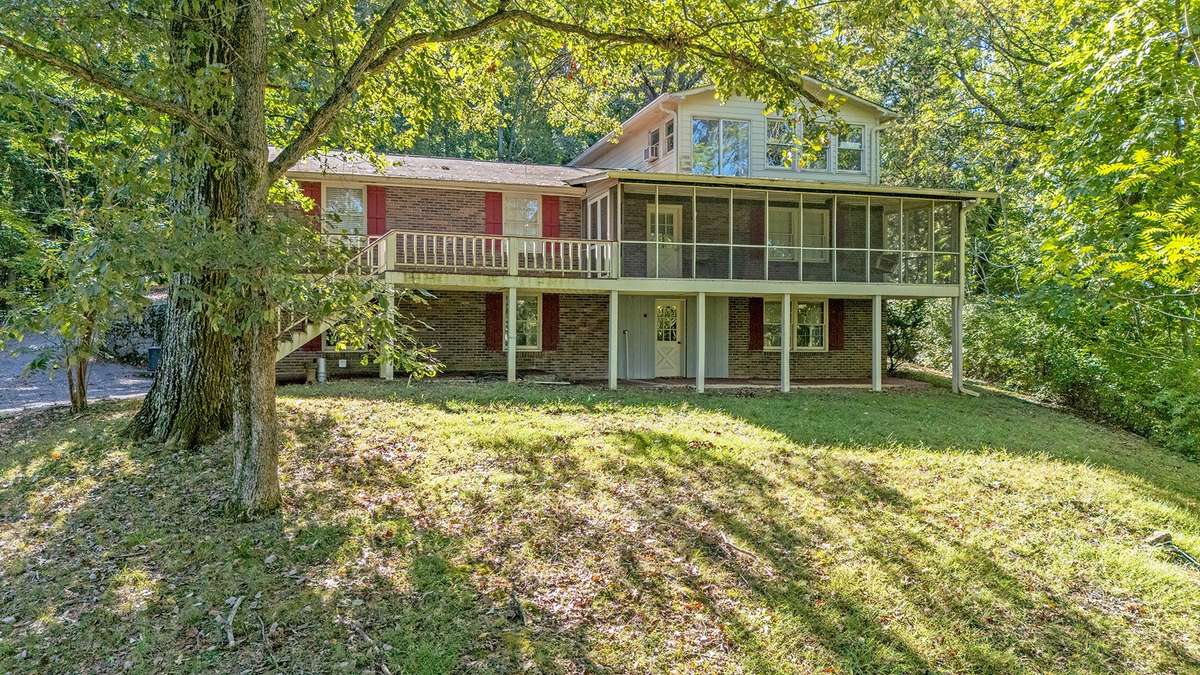 Original home has great bones + tons of potential
