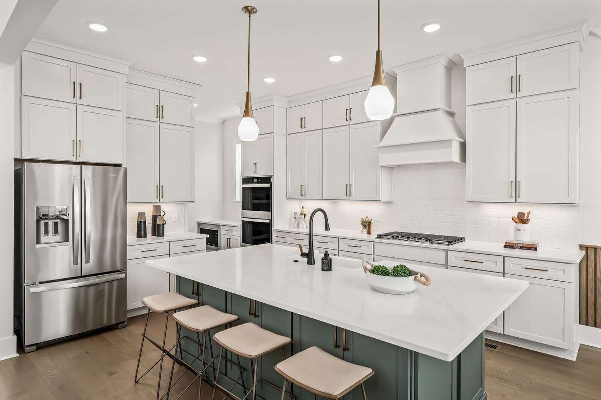 Photos shown are of a previously built Arydale Model Home in another Drees Homes community. Features, finishes, and available options may vary.