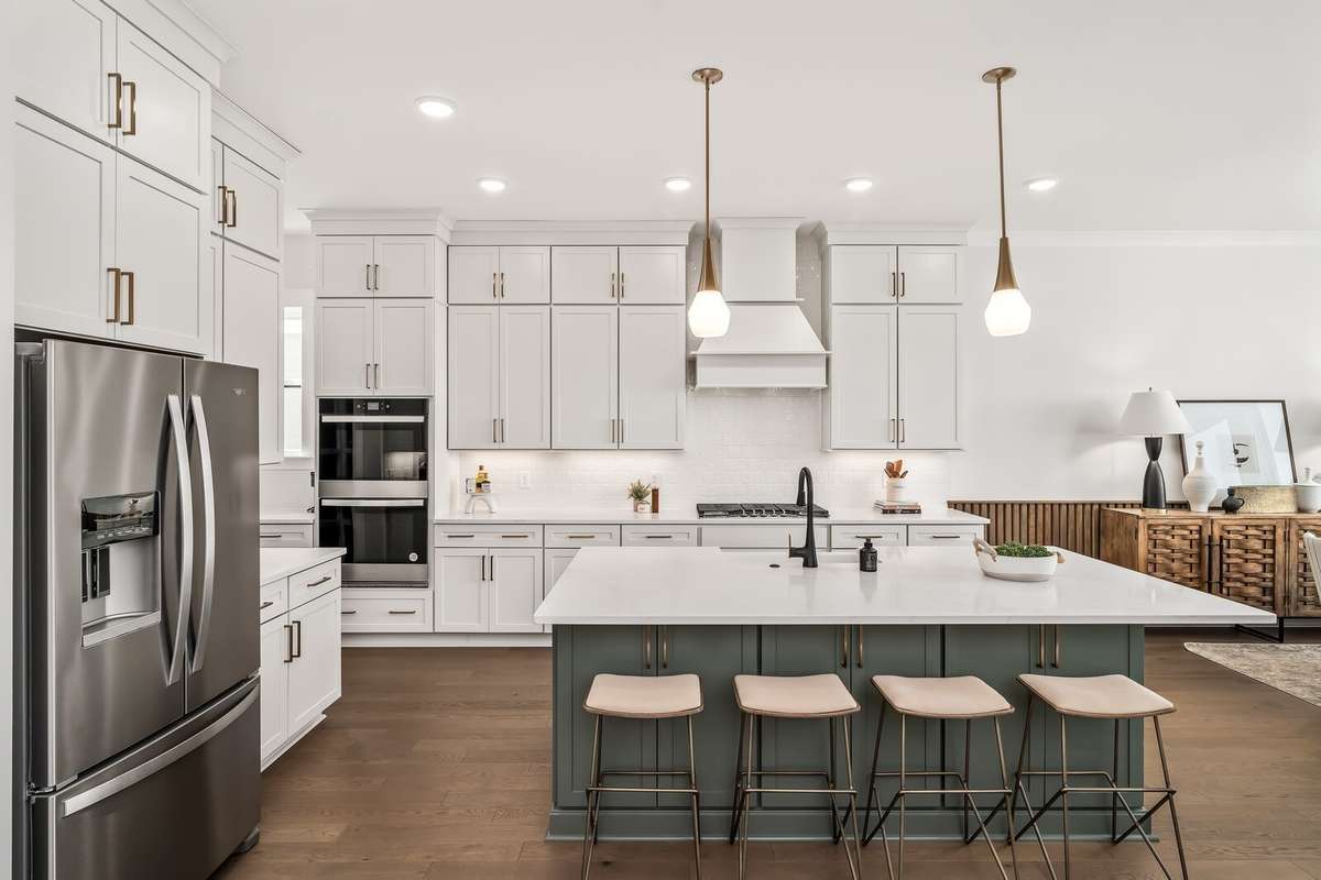 Photos shown are of a previously built Arydale Model Home in another Drees Homes community. Features, finishes, and available options may vary.
