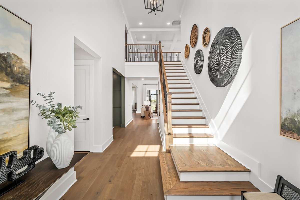Photos shown are of a previously built Arydale Model Home in another Drees Homes community. Features, finishes, and available options may vary.