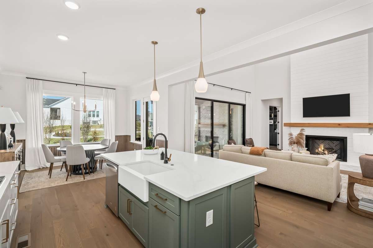 Photos shown are of a previously built Arydale Model Home in another Drees Homes community. Features, finishes, and available options may vary.