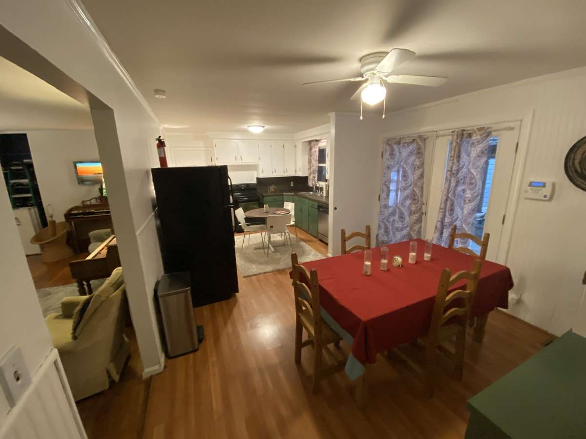 Kitchen, dining area
