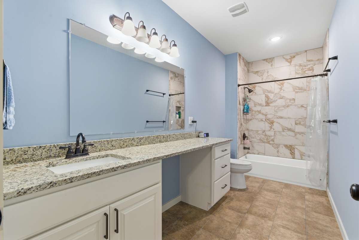 Master bath is 6x14.