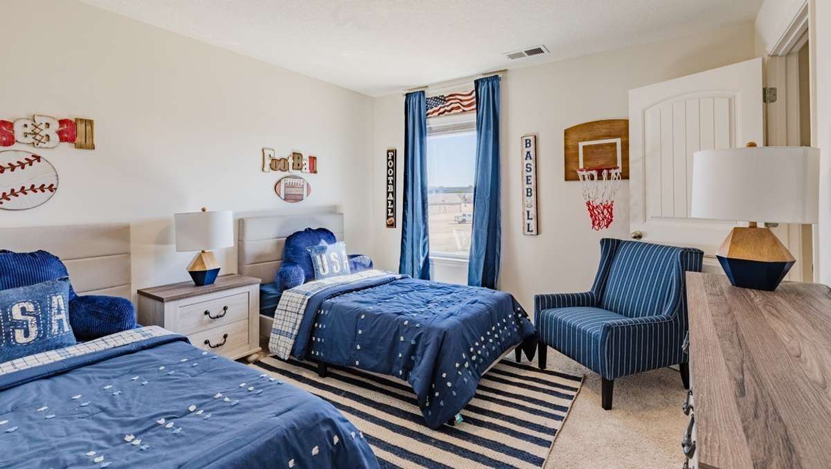 Photos of a similar home, finishes and features may vary