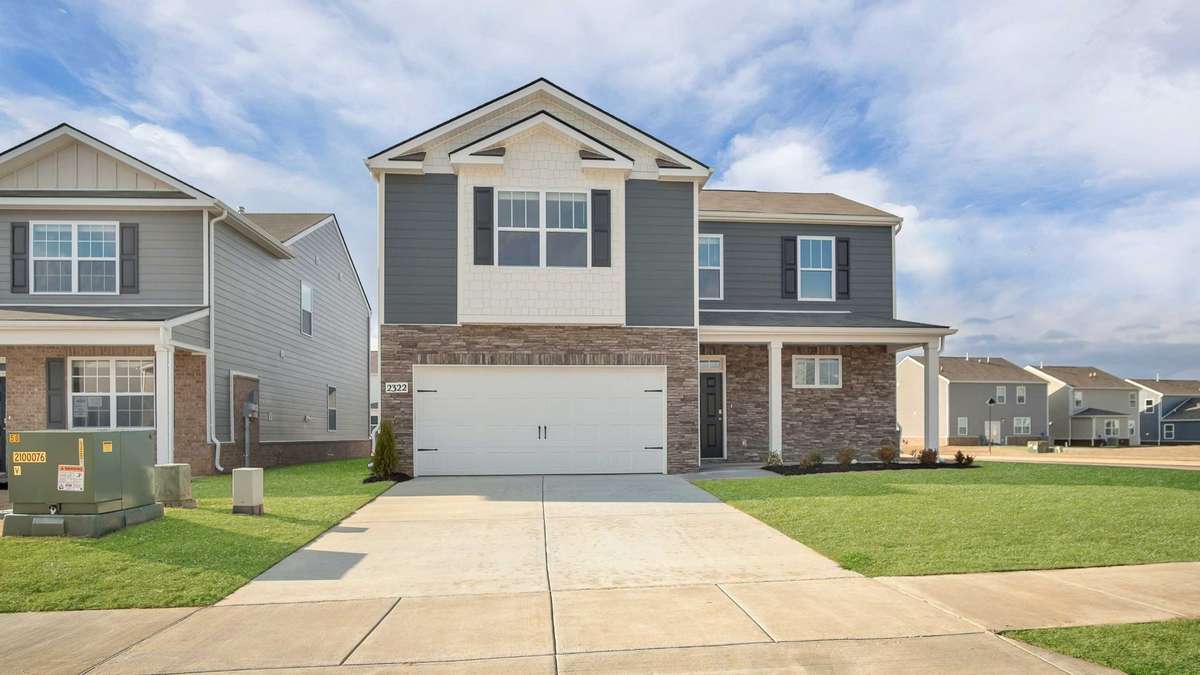 Photos of a similar home, finishes and features may vary
