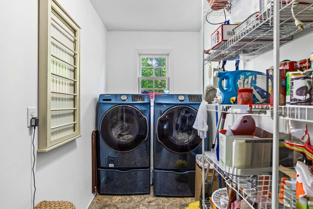 Accessible and oversized utility room