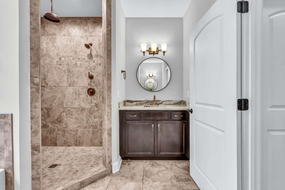 Shower & First Vanity