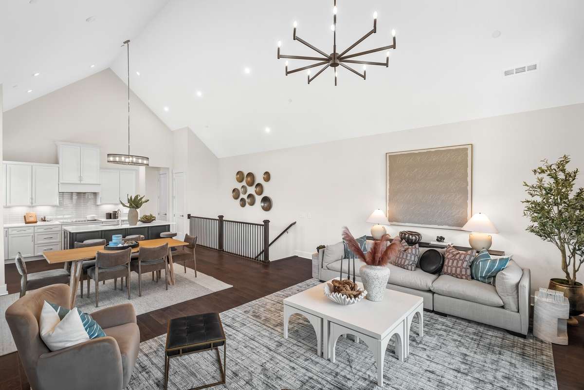 Photos shown are of a model home and are for illustrative purposes only. The actual home will vary in finishes, materials, colors, options, and upgrades. Buyers should verify all features and selections prior to purchase.