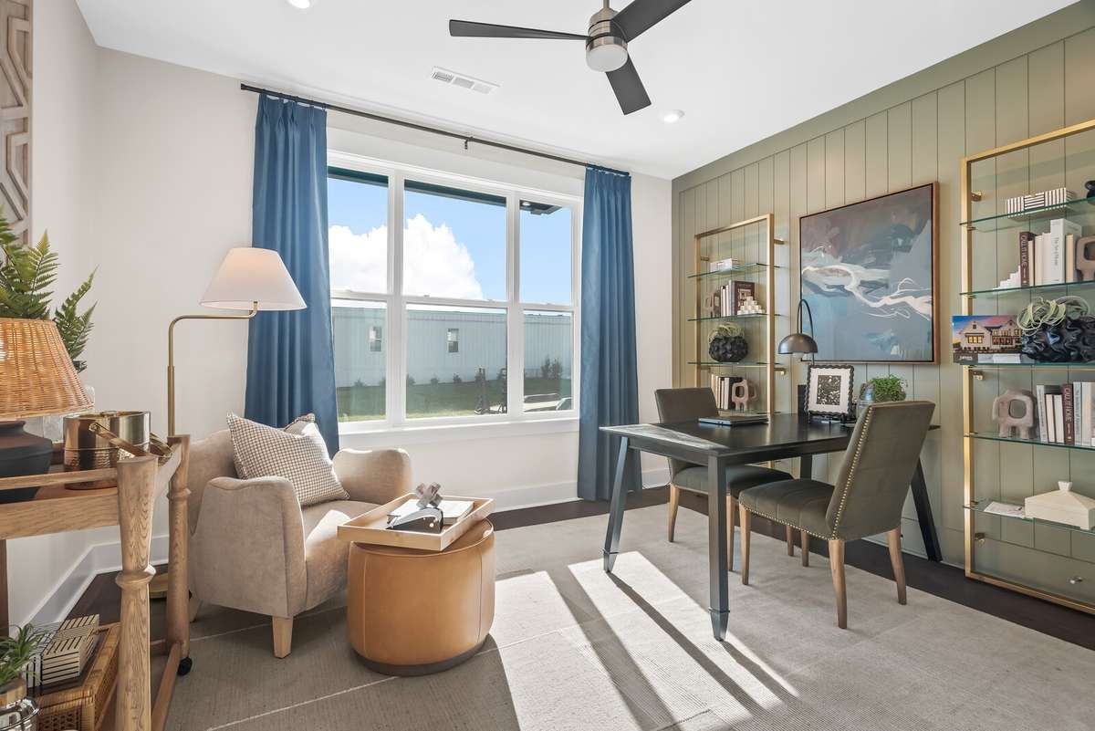 Photos shown are of a model home and are for illustrative purposes only. The actual home will vary in finishes, materials, colors, options, and upgrades. Buyers should verify all features and selections prior to purchase.