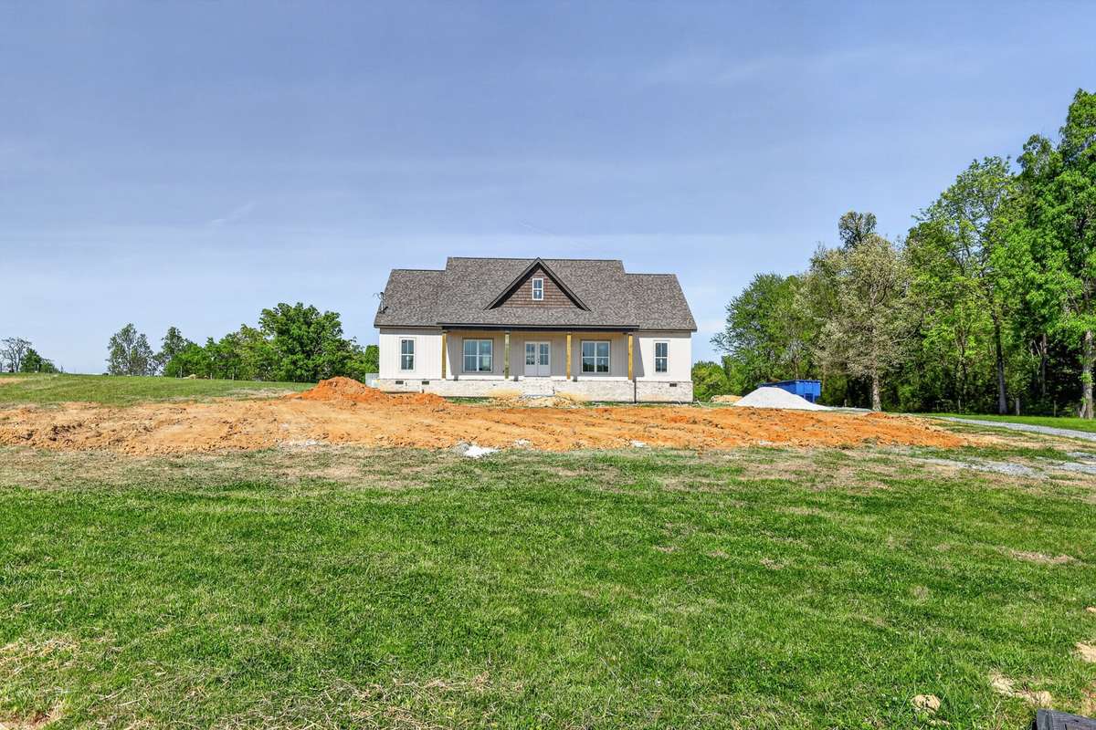 New construction on a quiet lot over an acre in size
