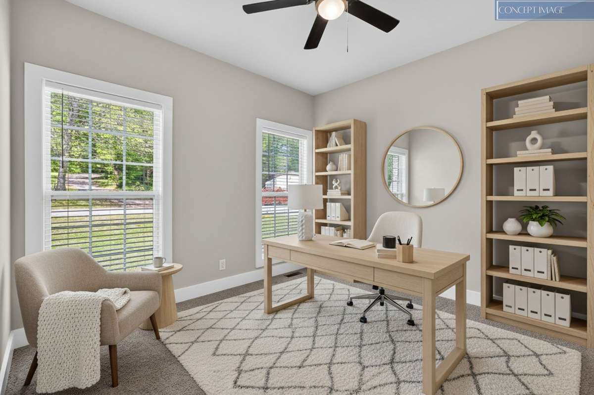 Virtual staging bedroom