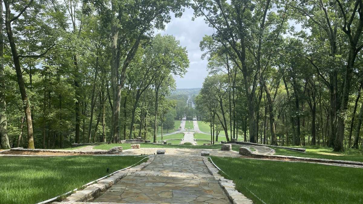 Percy Warner Park, Nashville's most distinguished park, known for it's trails and scenic views is just across the street
