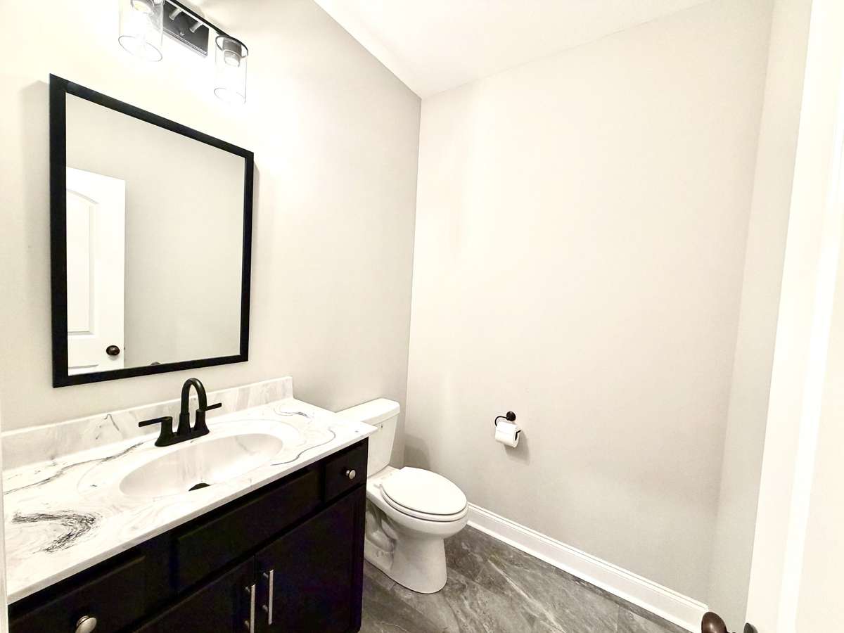 Downstairs half bath