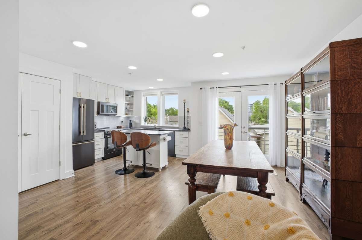 Open living concept with wonderful balconies and upstairs patio areas providing light and open air living.