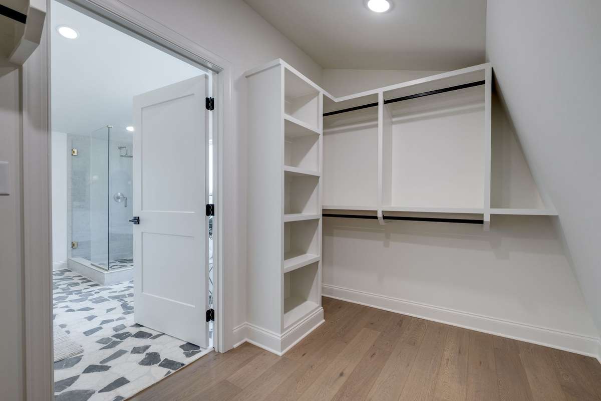 HUGE Walk In Closet w/ Custom Built Ins