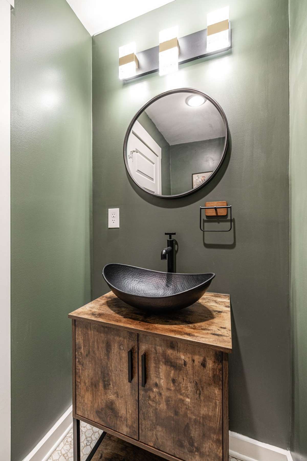 Upstairs half bath