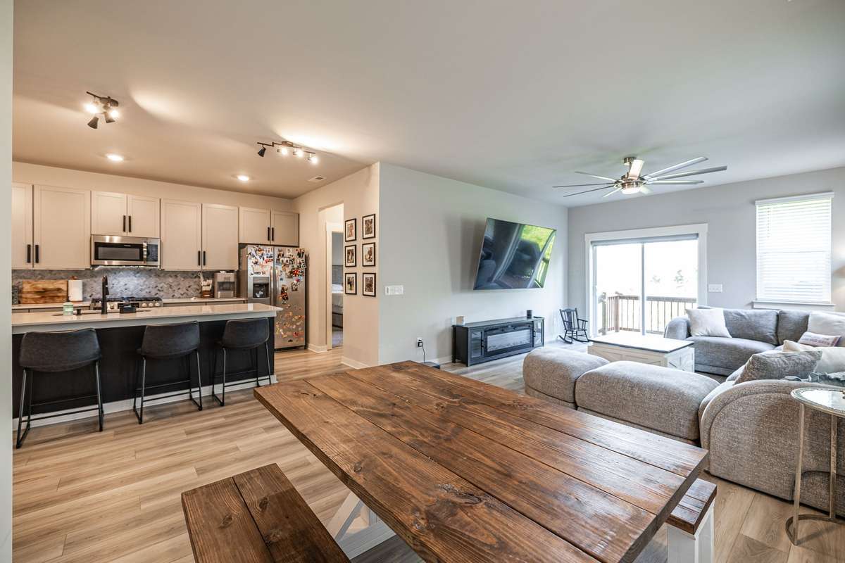 An easy flow makes entertaining a breeze and family time easy....