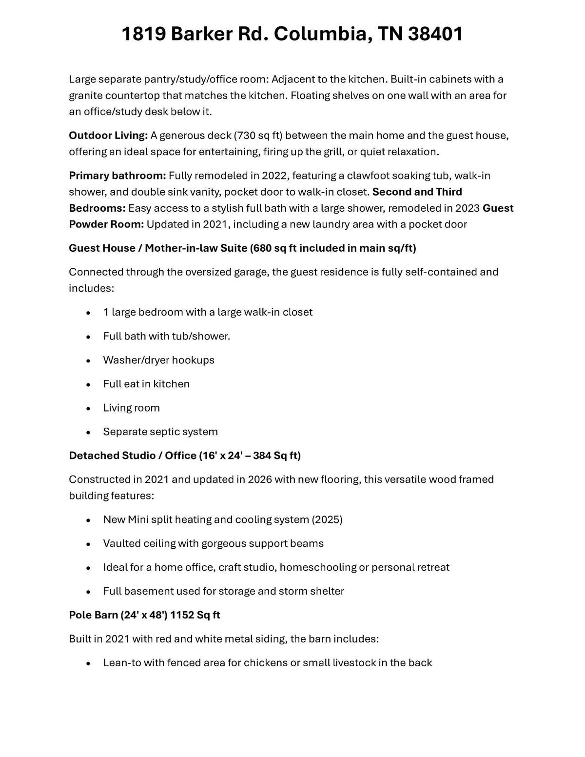 Check out the features sheet in downloads