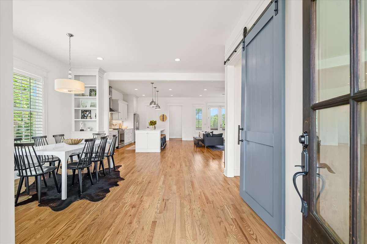 Inviting open floor plan
