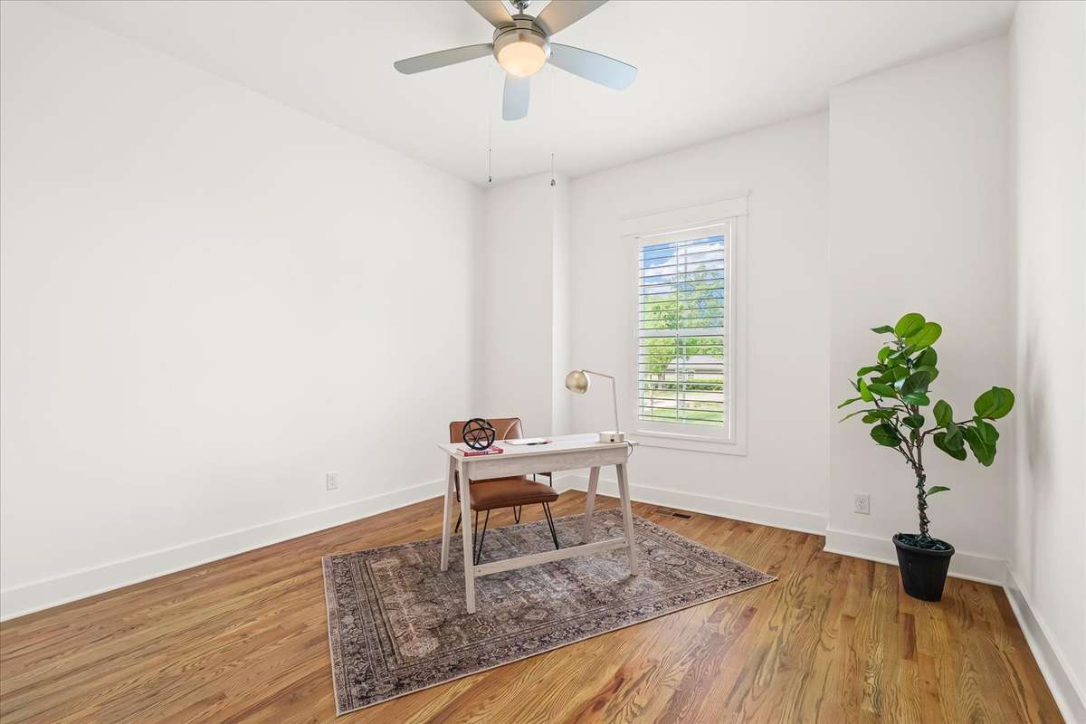Flex room on the main level. Perfect for an office or a guest room.