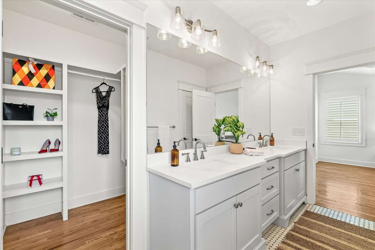 Large walk-in closet