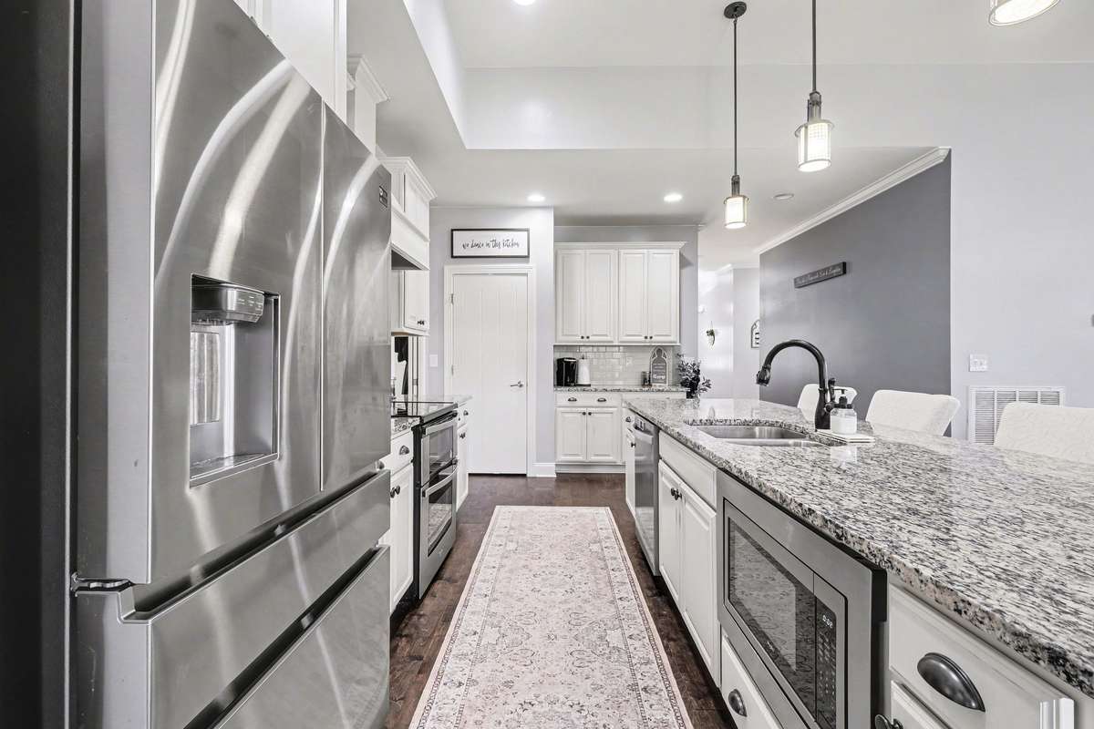 Coffee bar! This kitchen has it all!