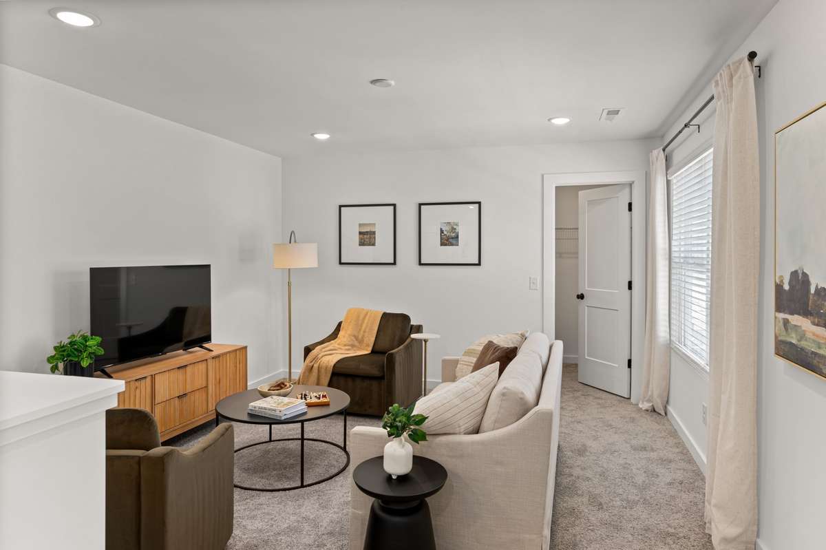 Photos of model home available to tour, staged with furniture for visual reference!
