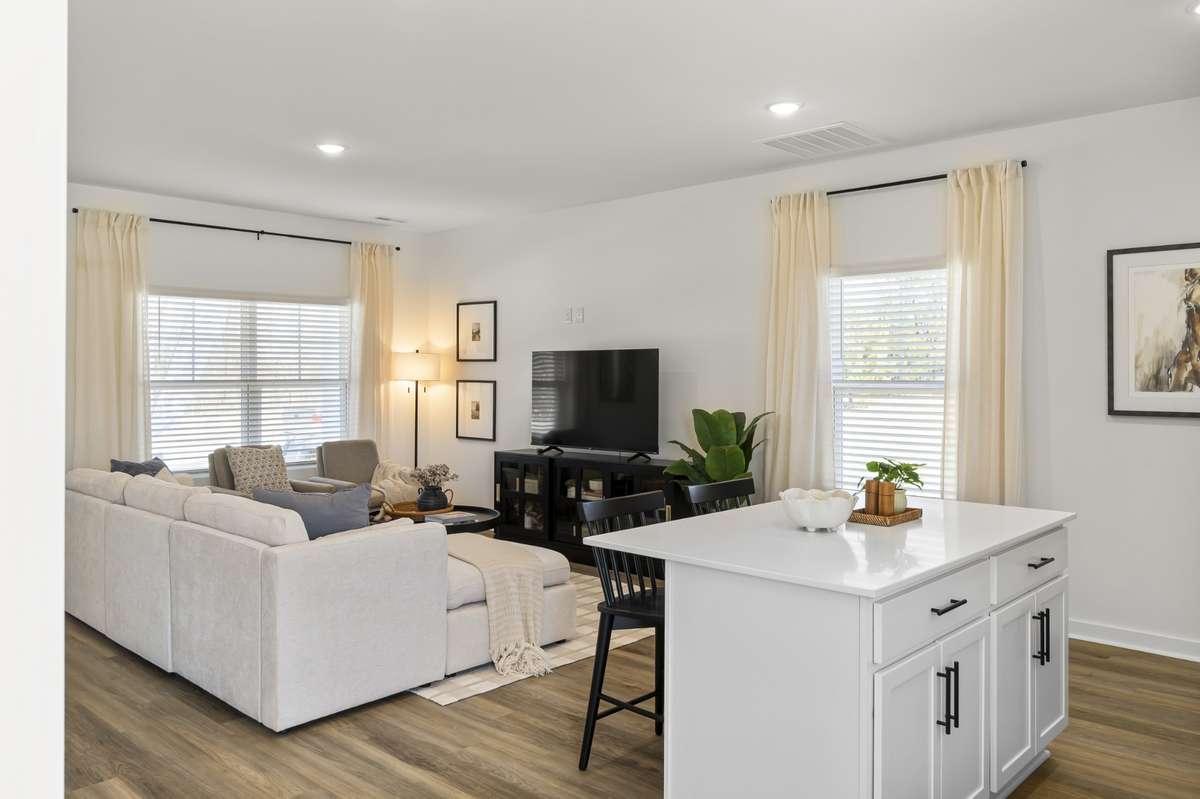 Photos of model home available to tour, staged with furniture for visual reference!