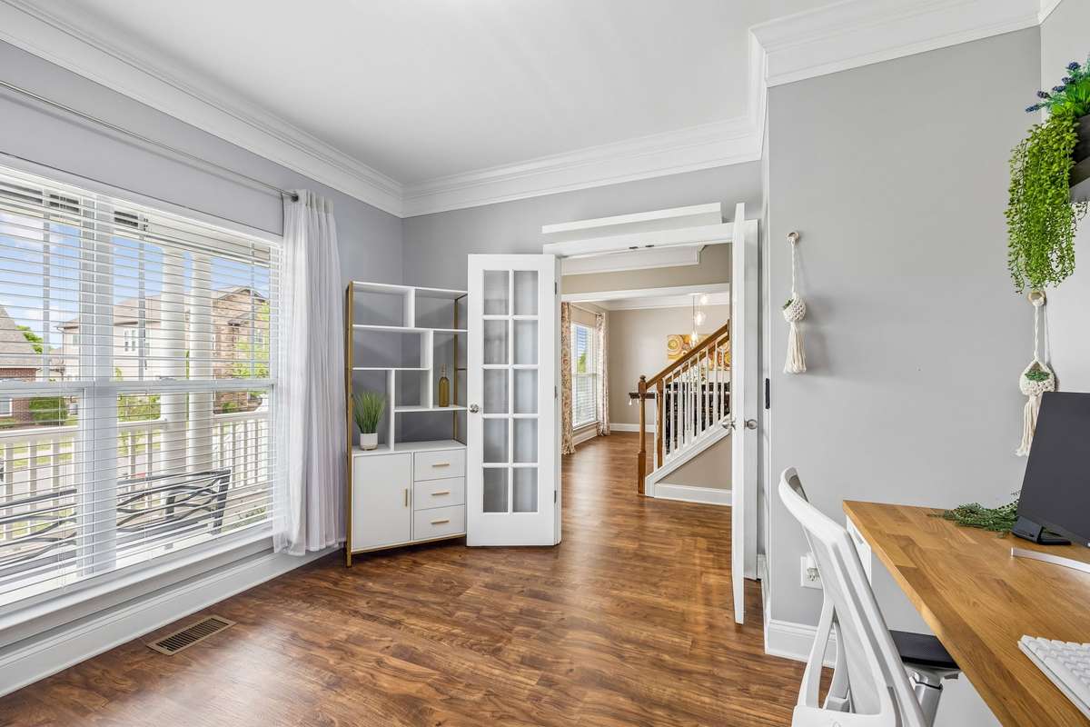 French Doors and tons of natural light