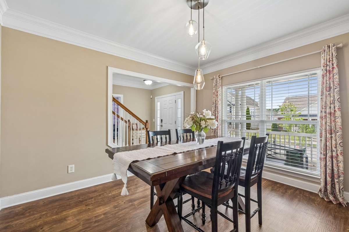 Huge Double Windows floods the room with Light