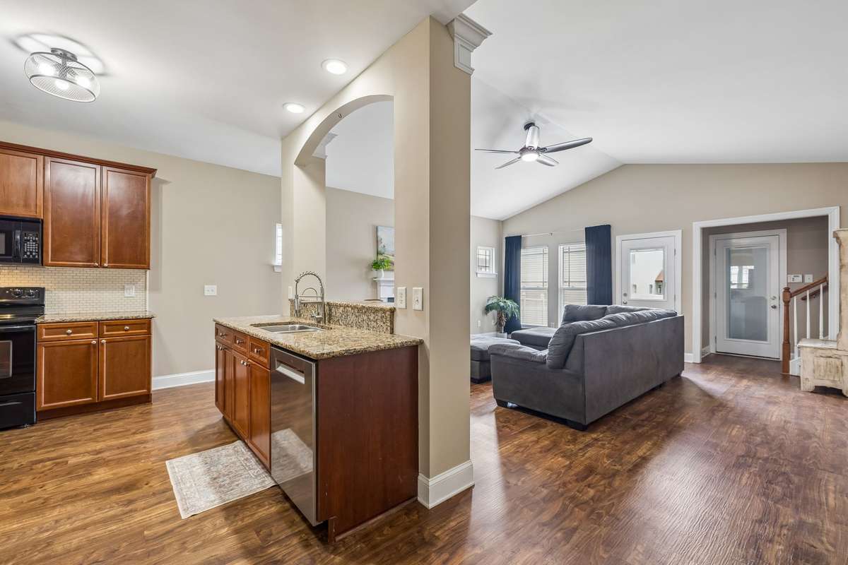 Open to Living Room