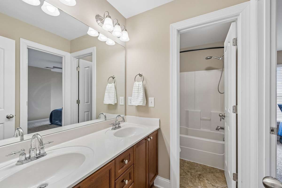 Perfect set up attached to two of the upstairs bedrooms