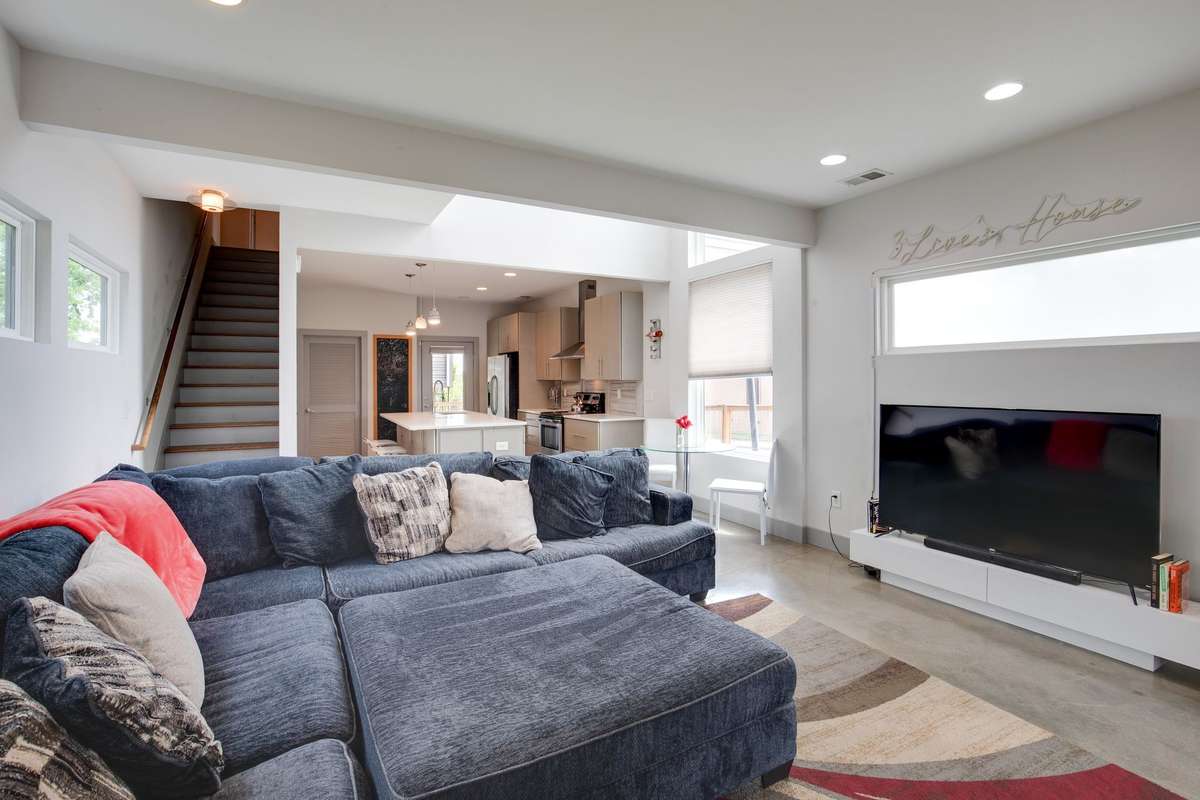 Open floor plan perfect for entertaining.